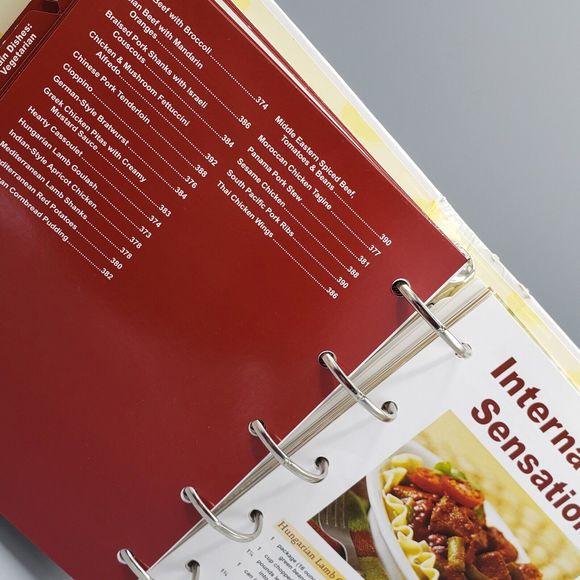 Rival Cookbook Crock Pot Slow Cooker 500 Recipes Collection Binder Divider Tabs - Picture 13 of 14
